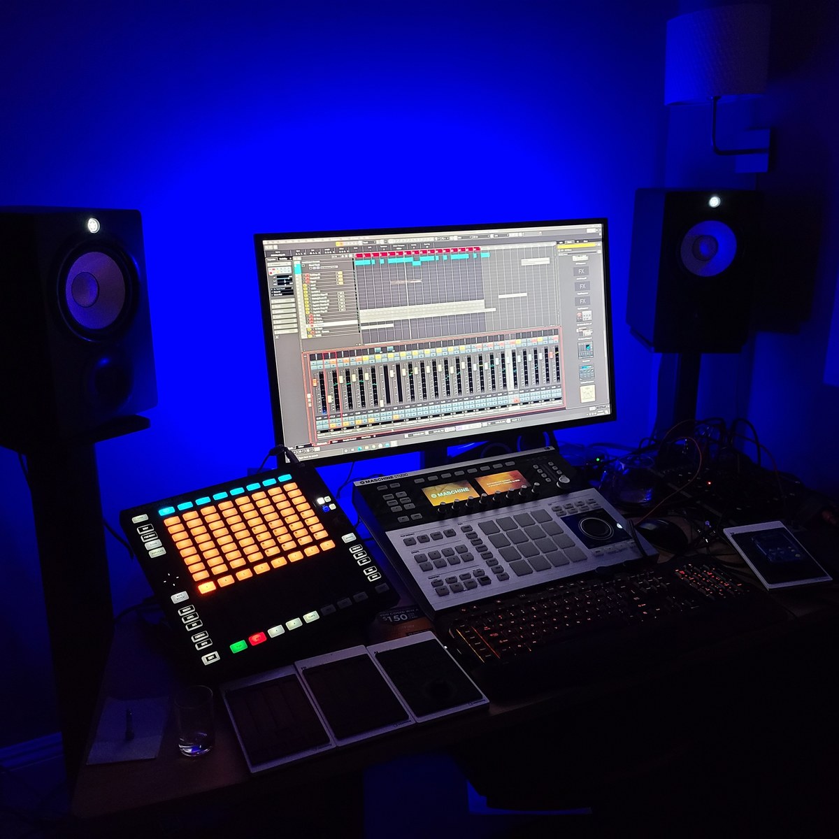 Hip Hop Music Gear Setup by renderedimpulse featuring Yamaha HS7