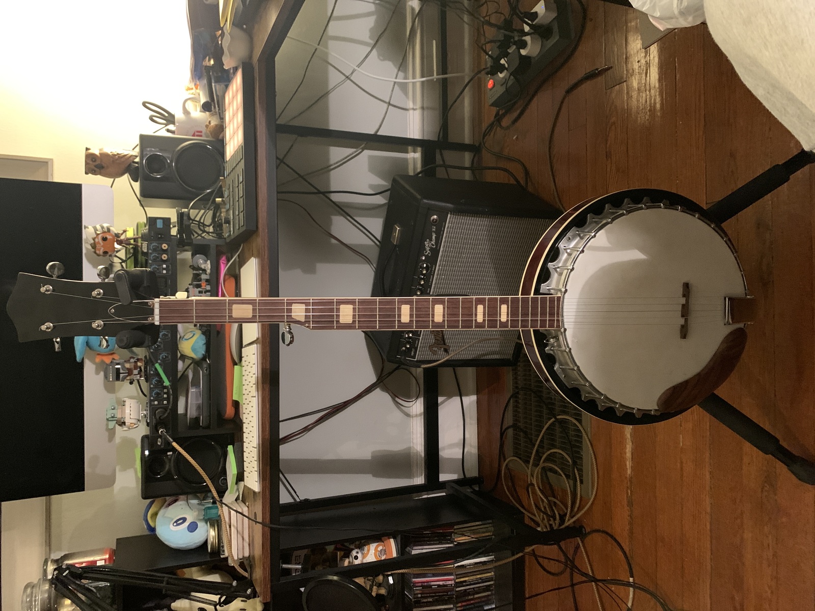 Music Gear Setup by mburridgemusic featuring FB-58 Deluxe Sunburst Banjo