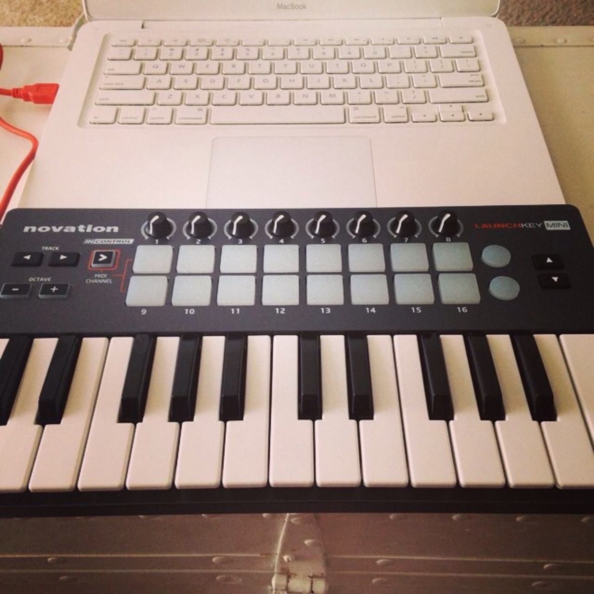 Music Gear Setup by andyobrian featuring Novation Launchkey Mini MK1