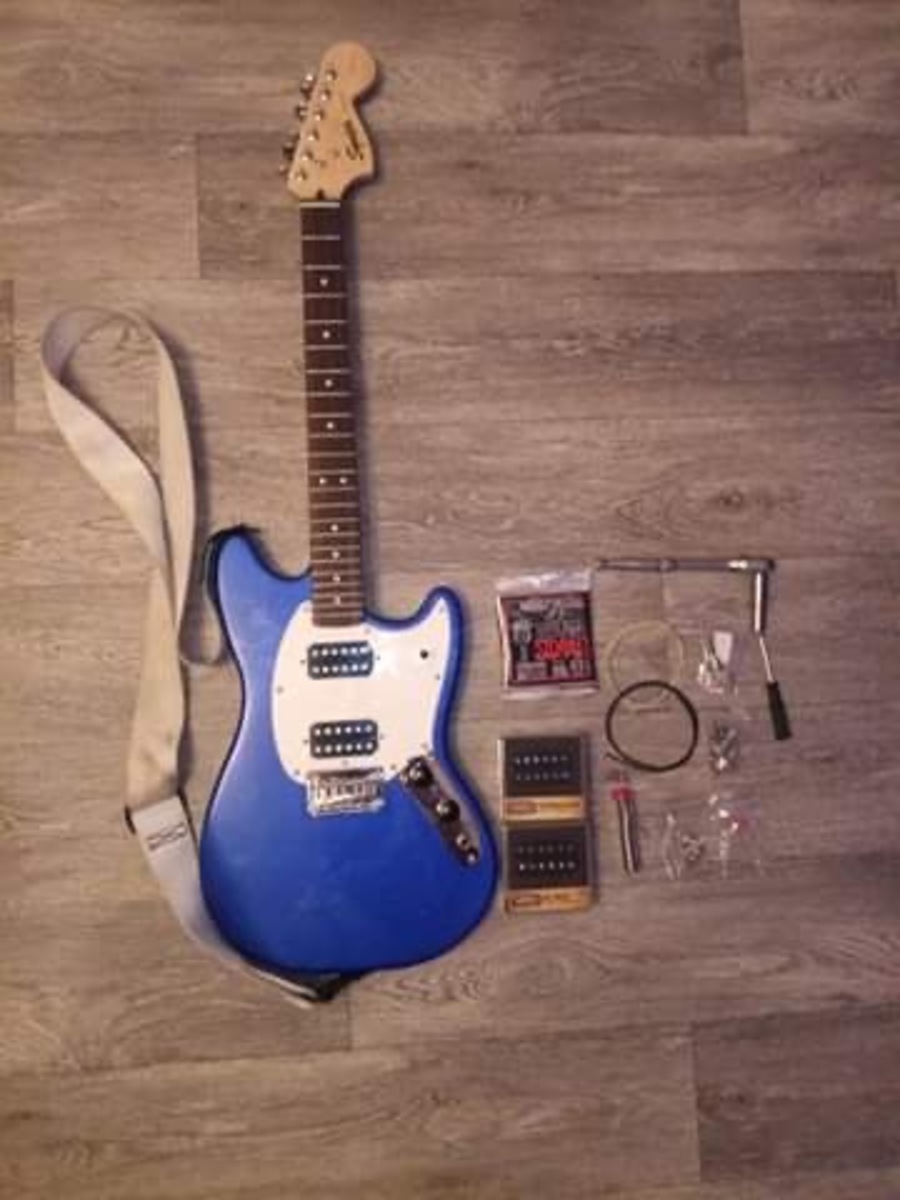 Metal Music Gear Setup by liam_082 featuring Squier Bullet Mustang HH