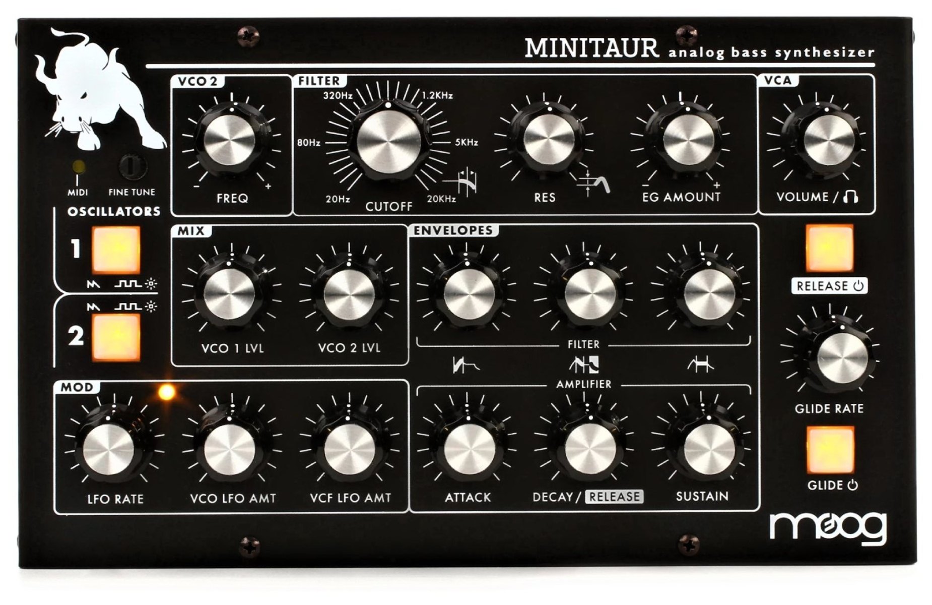 Music Gear Setup by notte_horror featuring Moog Minitaur