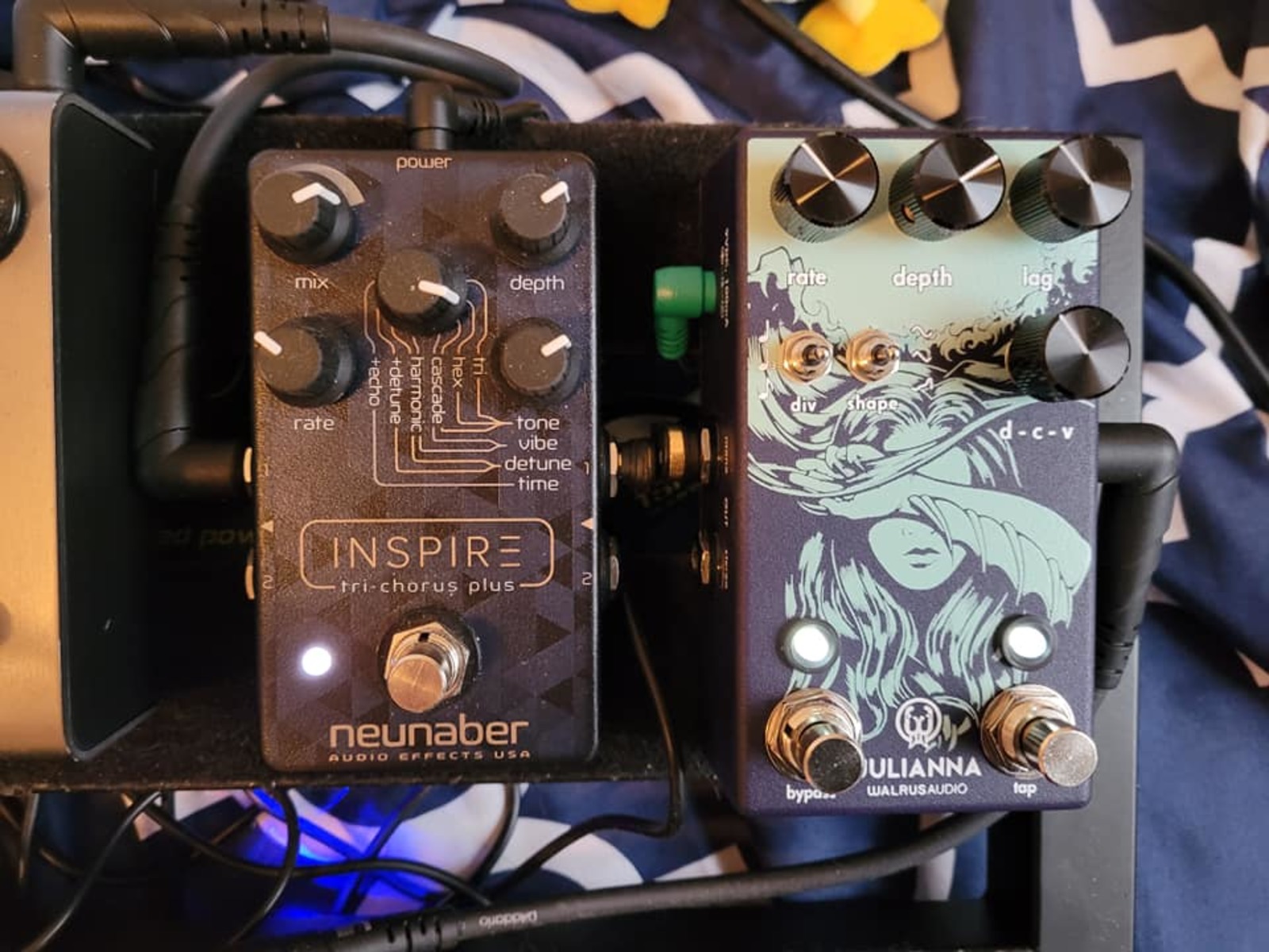Neunaber Pedalboard by nicholas_spevak featuring Neunaber Inspire Tri-Chorus Plus and Walrus Audio Julianna