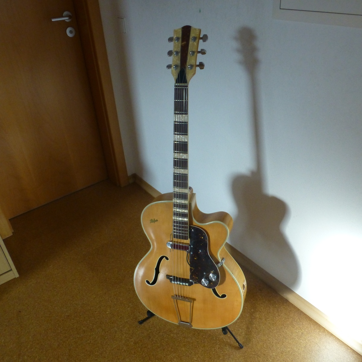 Studio Setup by theswabiansimon99 featuring Hofner (Höfner) 456/S Archtop