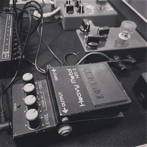 Photo of Demonfx TUBE SCREAMER and more gear in a pedalboard