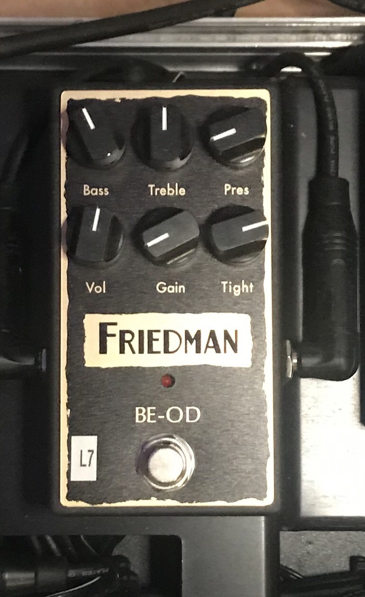 Metal Pedalboard by wirehead featuring Friedman BE-OD