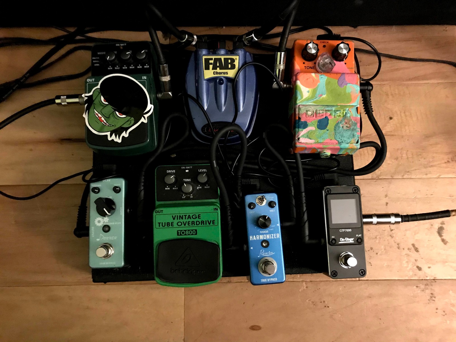 fabrication pedalboard