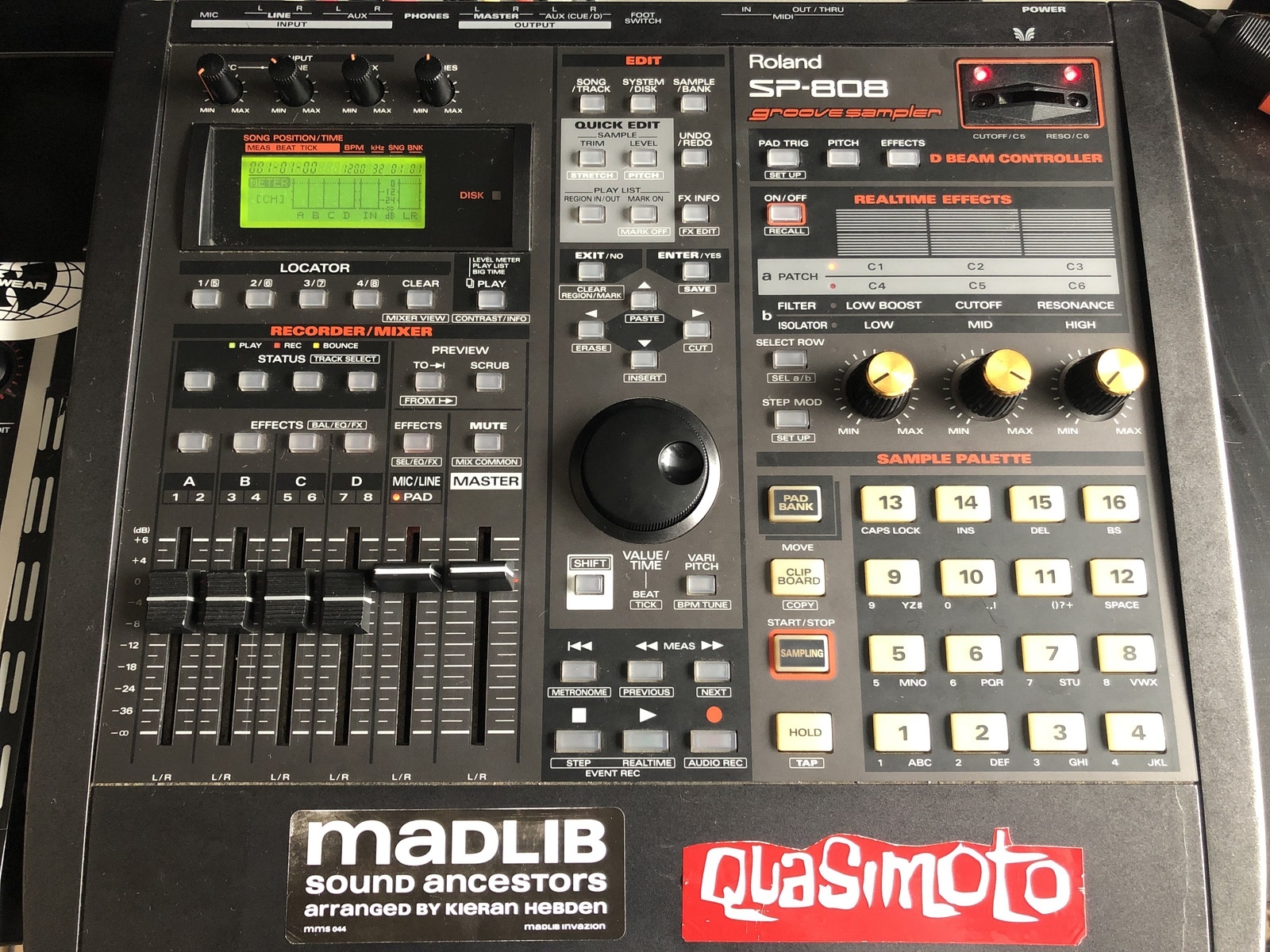 Electronic Studio Setup by dylan_a_santos featuring Roland SP-808 GrooveSampler