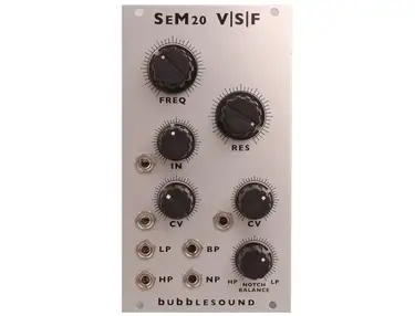 Bubblesound Instruments SEM20 VCF Two-Pole Filter Module