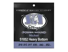 S.I.T. S1052 Heavy Bottom Power Wound Nickel Strings (10-52) main image