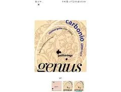 Galli classical guitar silver plated strings carbonio main image