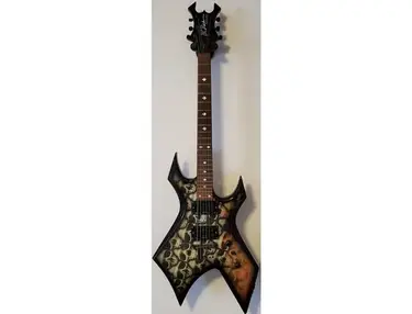 B.C. Rich Warlock Body Art Collection "Headz Up"