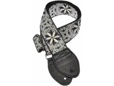 Souldier Vintage Guitar Strap Dresden Star - Grey/Black