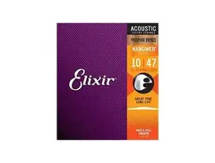 Elixir Strings Nanoweb 80/20 Acoustic Guitar Strings - .010-.047 Light 12-String
