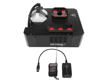 Chauvet Pro Geyser P7 RGBA+UV Pyrotechnic-Like Fog/Smoke Machine w/ Wireless Remote