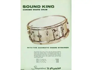 Slingerland Sound King 6.5"x14" Snare drum (Mid 70s)