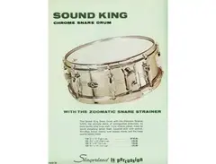 Slingerland Sound King 6.5"x14" Snare drum (Mid 70s) main image