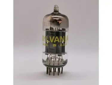 Sylvania 12AX7 Long Black Plate