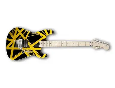 EVH Striped Series Black with Yellow Stripes