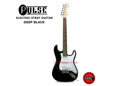 Pulse Guitar Stratocaster Deep Black