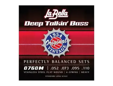 La Bella 0760M Deep Talkin' Flatwounds .052-.110