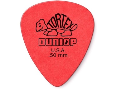 6 10 12 20 or 24 Dunlop Tortex Standard Guitar Picks Red 0.50mm 