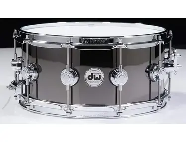 DW Collectors Series Black Nickel Over Brass Snare Drum