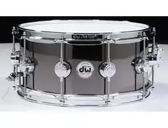DW Collectors Series Black Nickel Over Brass Snare Drum main image