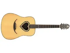 Zemaitis CAD-200HS Dreadnough Abalone Heart Soundhole Acoustic main image