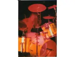 Tama Granstar, Silky Yellow finish and Superstar Snare, Natural finish