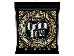 Ernie Ball Aluminum Bronze Acoustic Guitar Strings (10-50)