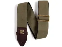 Ernie Ball Olive Canvas Guitar Strap main image