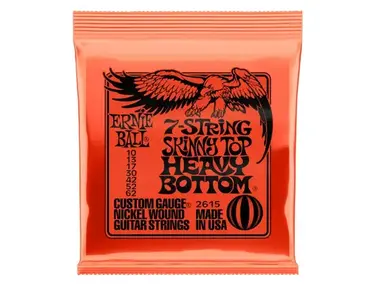 Ernie Ball Skinny Top Heavy Bottom Slinky 7-String Guitar Strings (10-62)