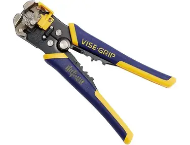 Irwin Vise-Grip Wire Stripper, Self-Adjusting, 8-inch