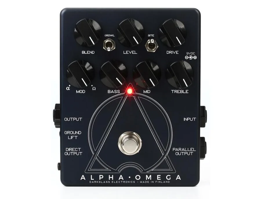 Darkglass Electronics Darkglass Alpha Omega Black ltd edition Darkglass Electronics Darkglass Alpha Omega Black ltd edition