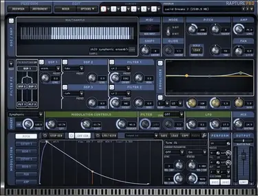 Cakewalk Rapture Pro Software Multisample Synthesizer
