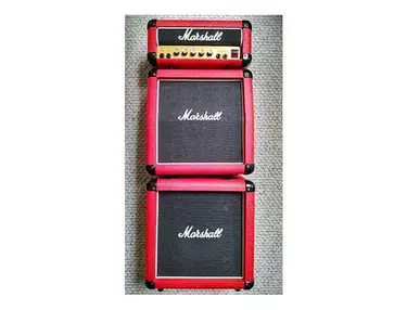 Marshall 3005 Lead 12 Mini Stack Red Tolex