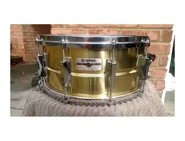 Yamaha SD-416 brass 14x6.5 snare drum