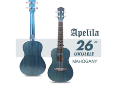 Apelila 26” Concert Acoustic Ukulele Mahogany main image