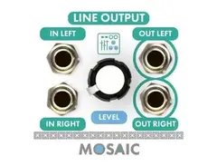 mosaic 1u line output module main image
