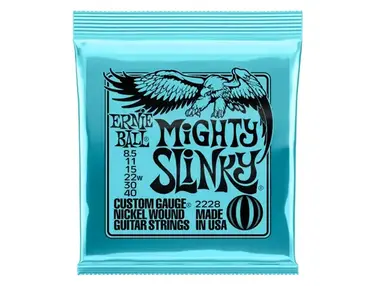 Ernie Ball Mighty Slinky Guitar Strings (8.5-40)