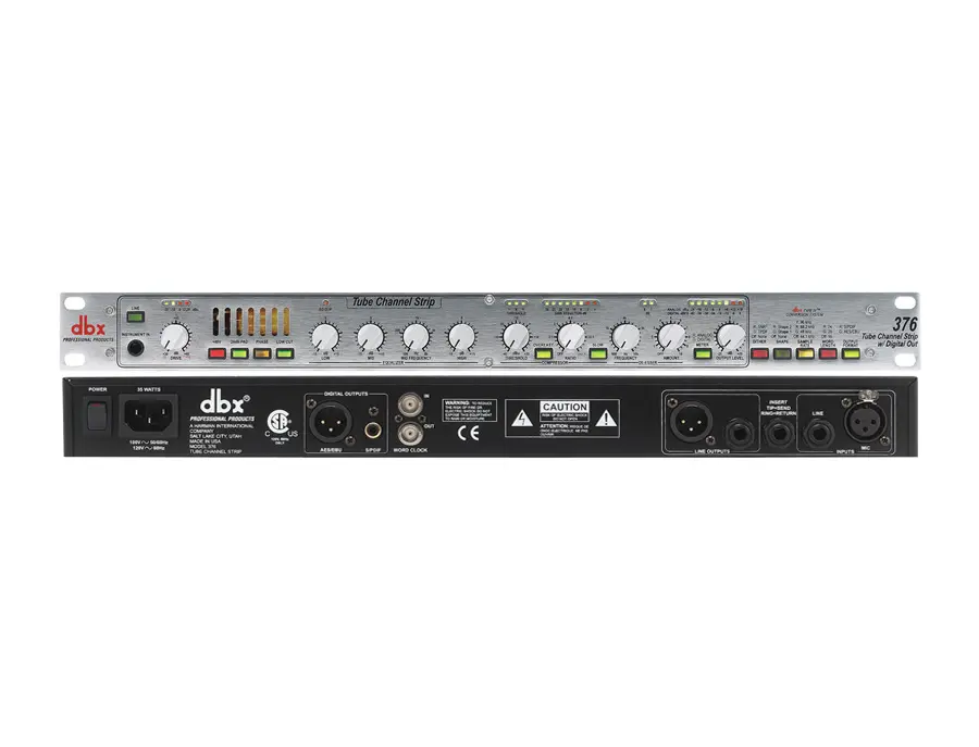 dbx 376 - Tube Channel Strip w/Digital Out - What To Know & Where dbx 376 - Tube Channel Strip w/Digital Out - What To Know & Where