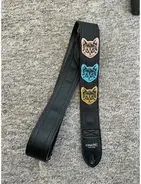 The Couch Multi-Colored Cat Guitar Strap main image
