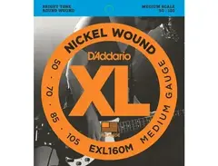 D'Addario EXL160M Nickel Wound Medium Bass Strings (50-105)