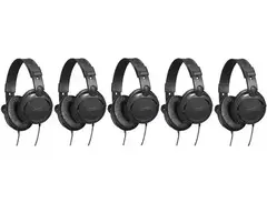 Audio-Technica ATH-BSW Headphone 5 Pack - Black main image