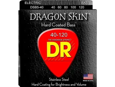 DR Dragon Skin Hard Coated Bass 5-string 40-120 (DSB5-40)