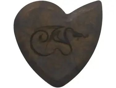 Hardened Dragon's Heart 2.5mm Plectrum - 1500 Hours of Durability