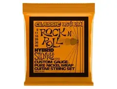 Ernie Ball Classic Rock 'n' Roll Hybrid Slinky Guitar Strings (9-46)