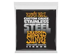 Ernie Ball Hybrid Slinky Stainless Steel Guitar Strings (9-46) main image