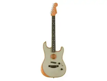 Fender Acoustasonic Stratocaster Acoustic-electric Guitar - Transparent Sonic Blue