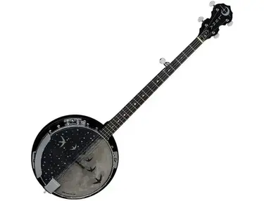 Luna Guitars Moonbird 5-String Acoustic/Electric Banjo (BGB MOON 5E)